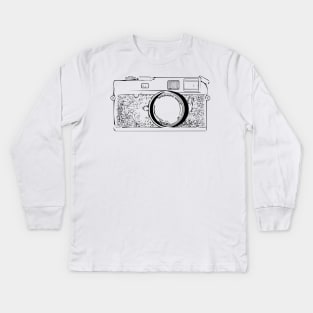 Vintage Photo Camera Kids Long Sleeve T-Shirt